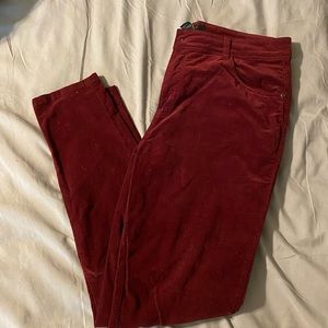 Burgundy corduroy forever 21 pants. US 30